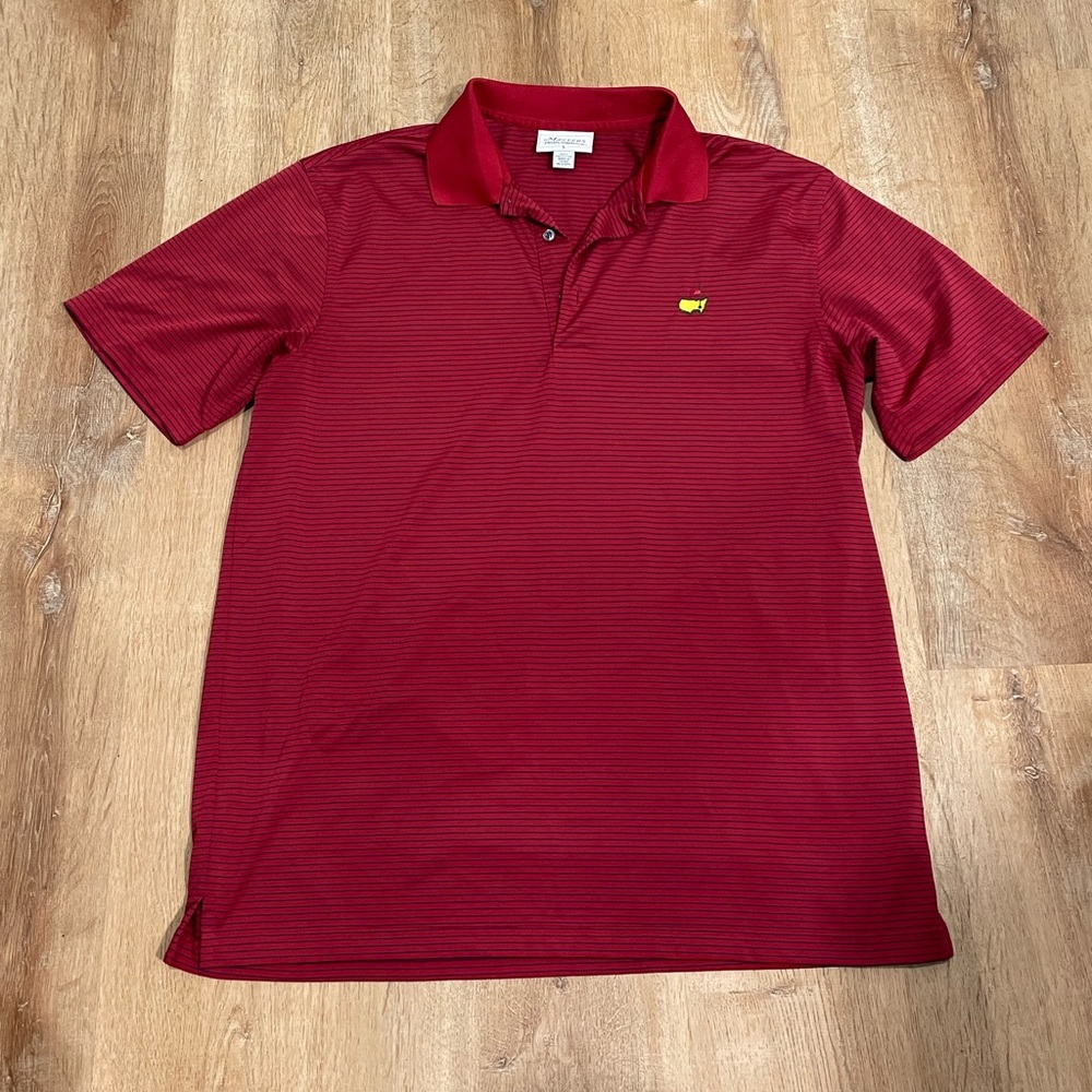 Men’s Masters Performance polo with masters logo